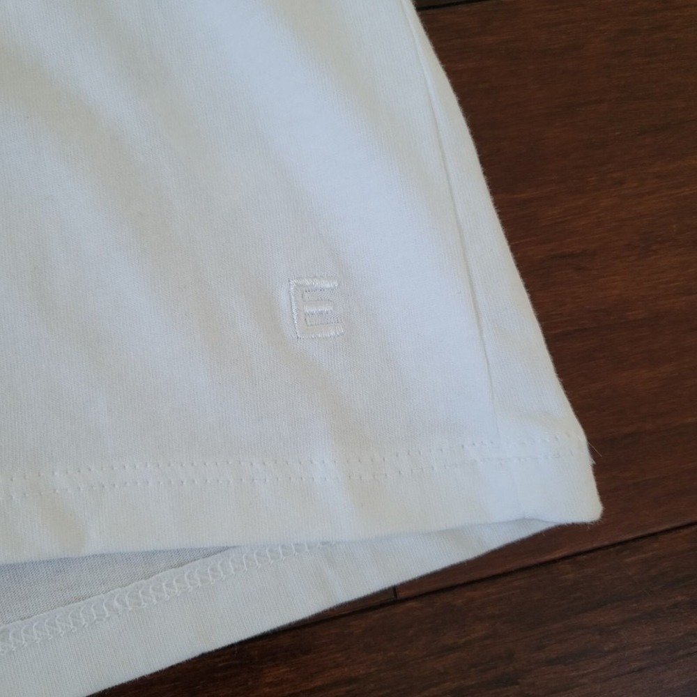 NWOT Everlane Uniform Mens Size XXL White V-Neck Organic Cotton Short Sleeve Tee - Picture 3 of 6